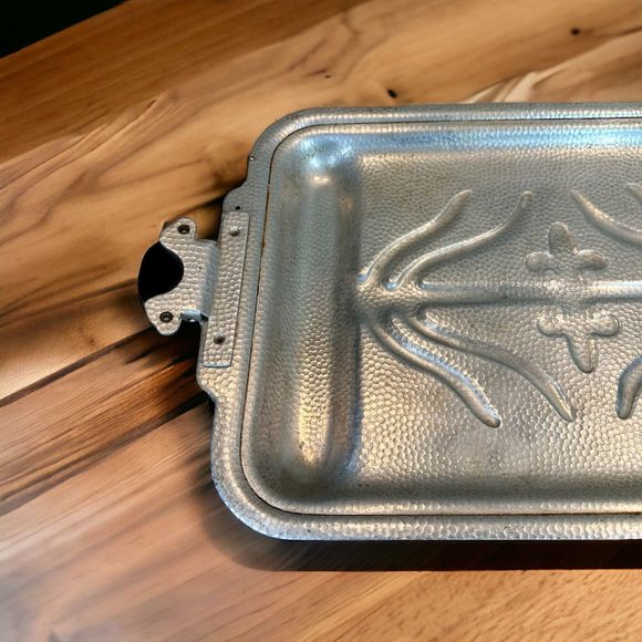 Forman Family Sizzle Maid Aluminum Broiler Pan with Removable Handles,1960s - Picture 3 of 14